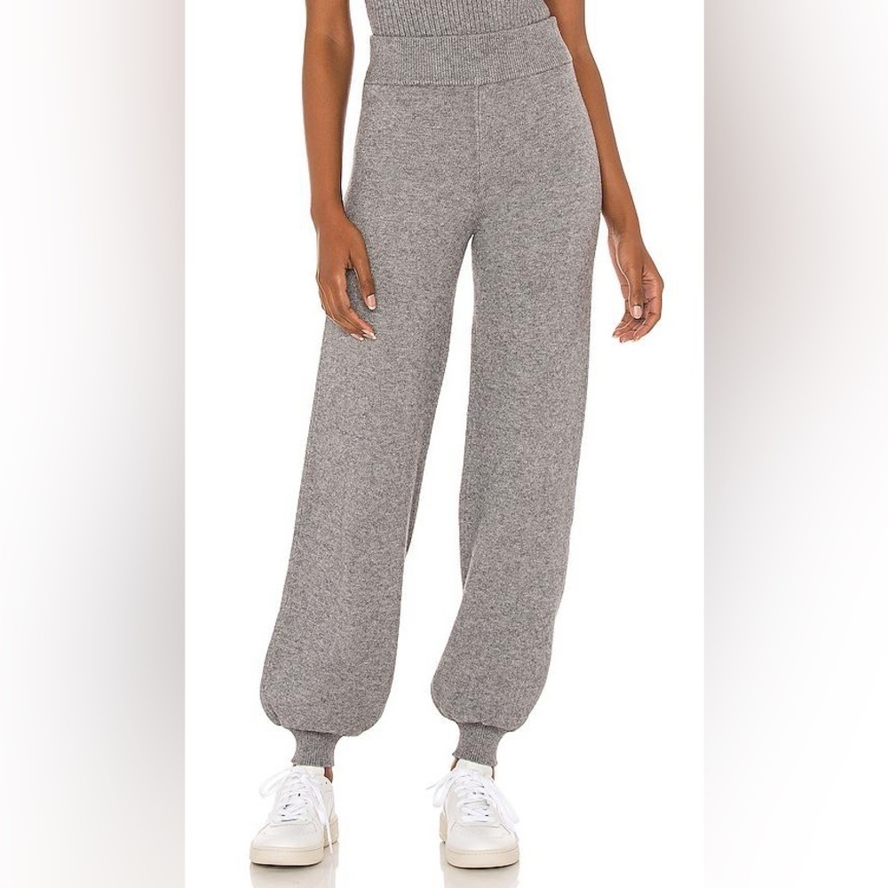 Song of Style Gray Pawnie Blousson Pants Size Small Soft Knit elastic waist